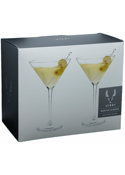 Viski - Crystal Martini Glasses 2pk