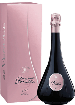 De Venoge Grand Vin Princes Rose Champagne, 2015