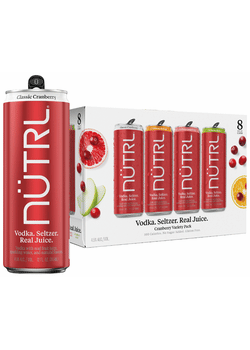NUTRL Vodka Hard Seltzer Cranberry Variety Pack