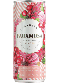 Fauxmosa Cranberry Hibiscus & Ginger Non-Alcoholic Mimosa