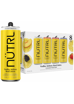 NUTRL Vodka Hard Seltzer Lemonade Variety Pack