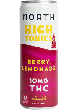 High Tonics THC 10mg Strawberry Melon Seltzer