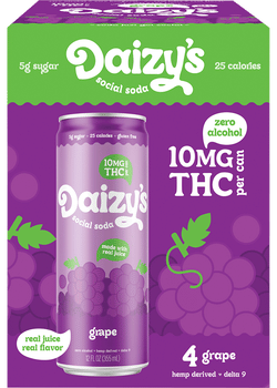 Daizy's THC 10mg Watermelon Lime Social Soda