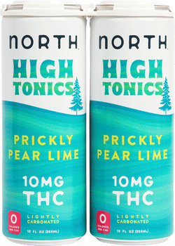 High Tonics THC 10mg Strawberry Melon Seltzer