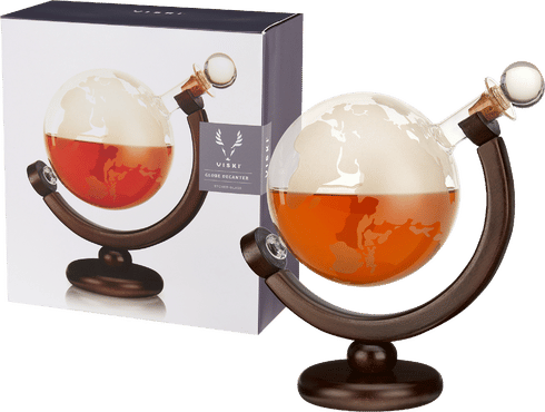 Etched Globe Decanter