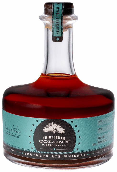 13th Colony Southern Rye Whiskey bottle