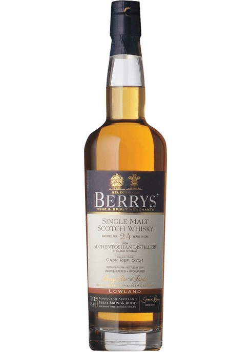 Berrys' Auchentoshan 24 Yr | Total Wine & More