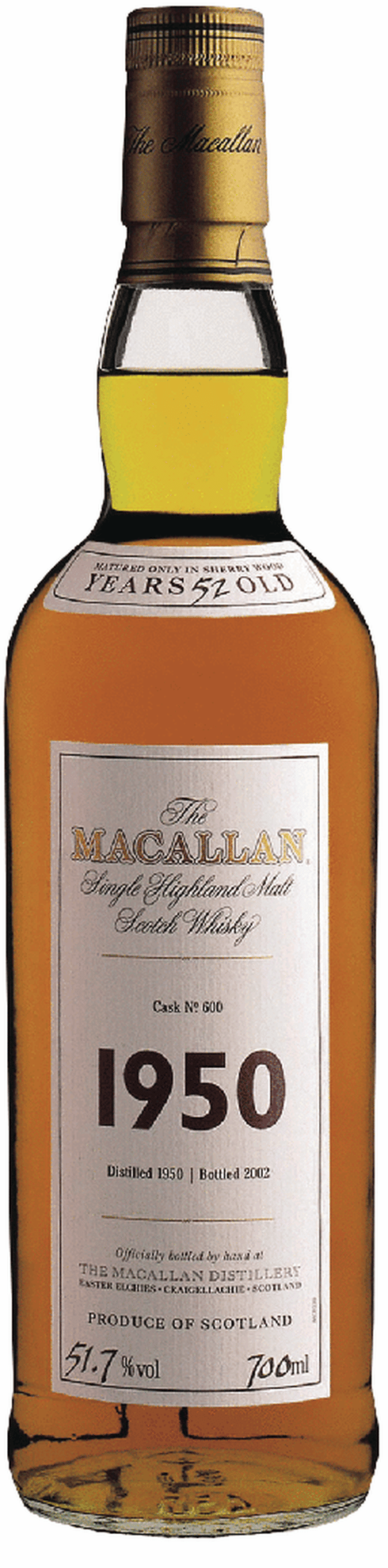 ウイスキー THE MACALLAN FIFTIES Macallan Fine and Rare 1950 | Total Wine & More