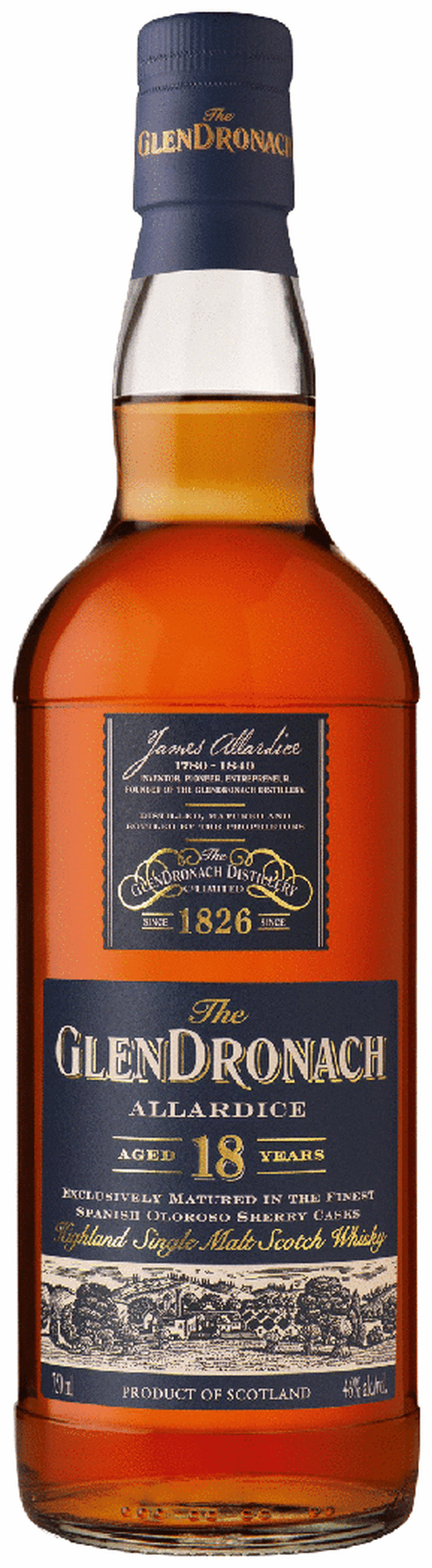 GRENMORANCIE 18年 Glendronach 18 Year Single Malt Scotch Whisky | Total Wine