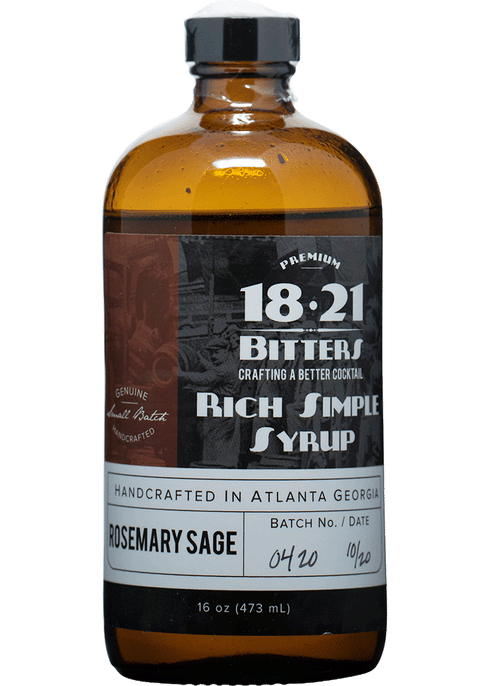 18.21 Bitters Rosemary Sage Syrup | Total Wine & More