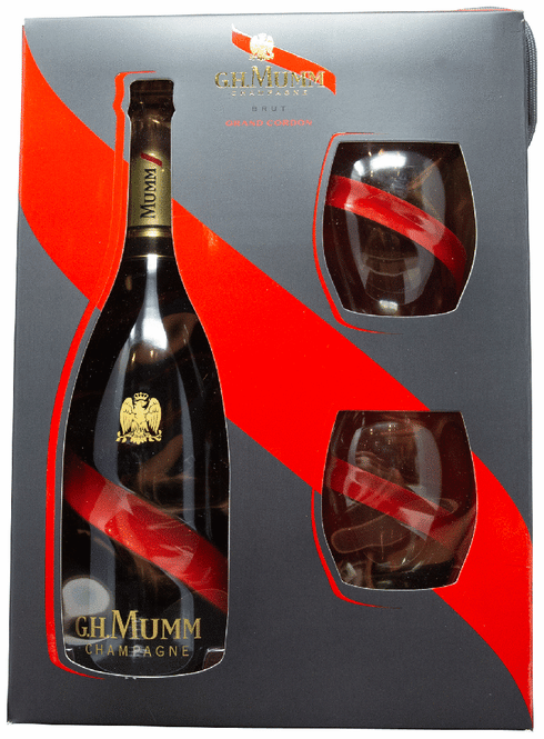 Mumm Grand Cordon Brut Champagne W/ Flutes | Total Wine & More