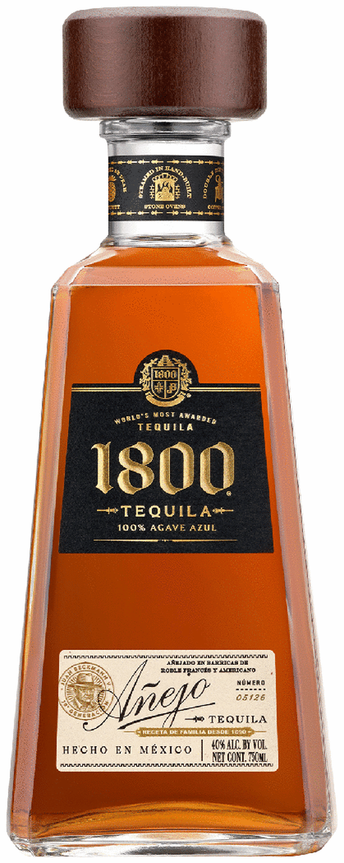 1800 Tequila Añejo 750ml 40% 1800 Anejo Tequila 40.0% ABV - 750 Ml - kingsfoodmarkets
