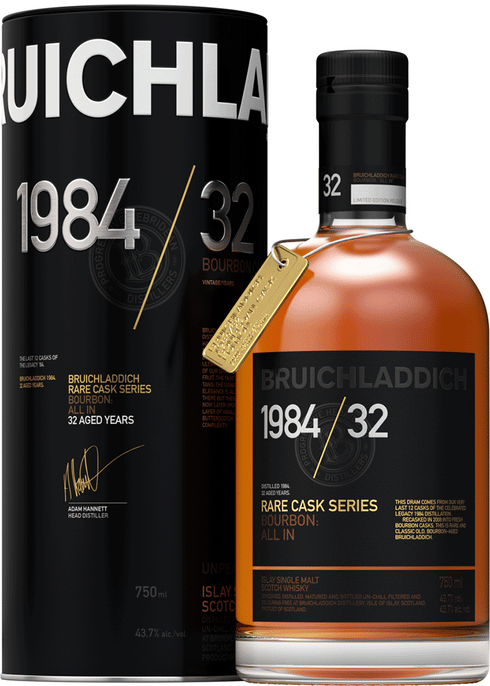 (Bankhall,Dewar's,Bruichladdich)らんらん Bruichladdich Old & Rare 1984 32 Year Single Malt Scotch