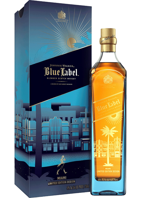 Johnnie Walker Blue Cities Miami Blended Scotch | Total Wine & More