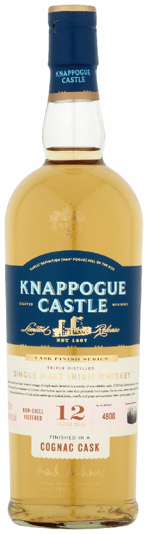 Knappogue Castle Single Malt Cognac Cask 12Yr | Total Wine & More