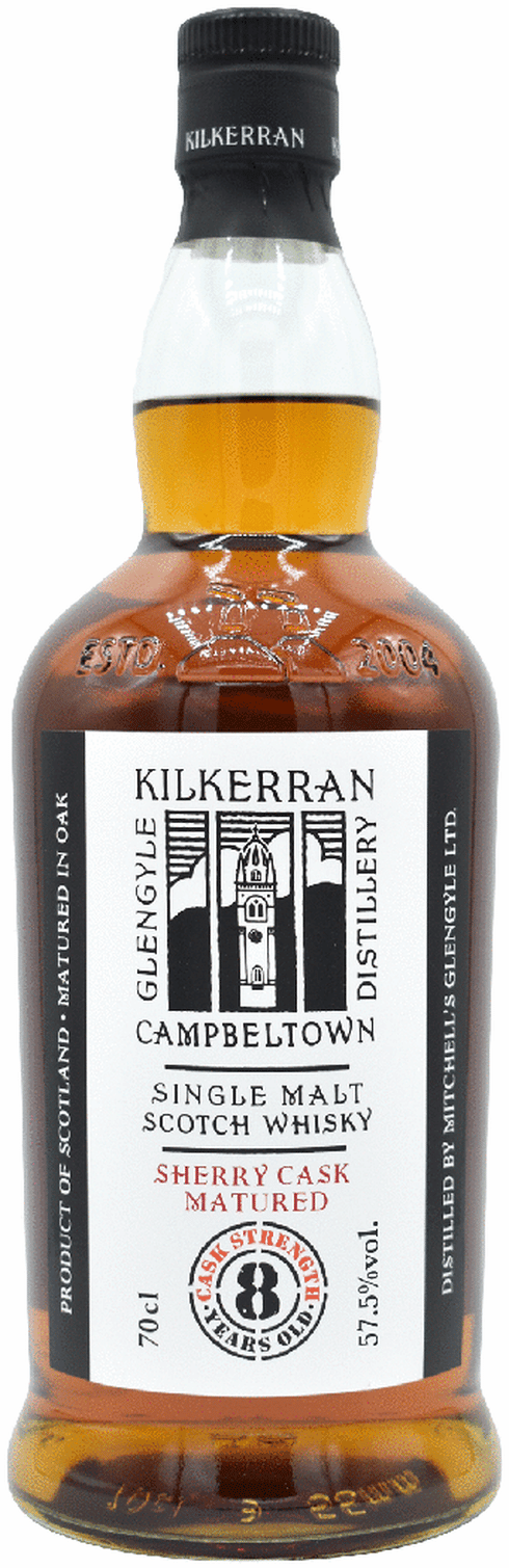 Kilkerran 8Yr Sherry Finish Single Malt Scotch Whisky