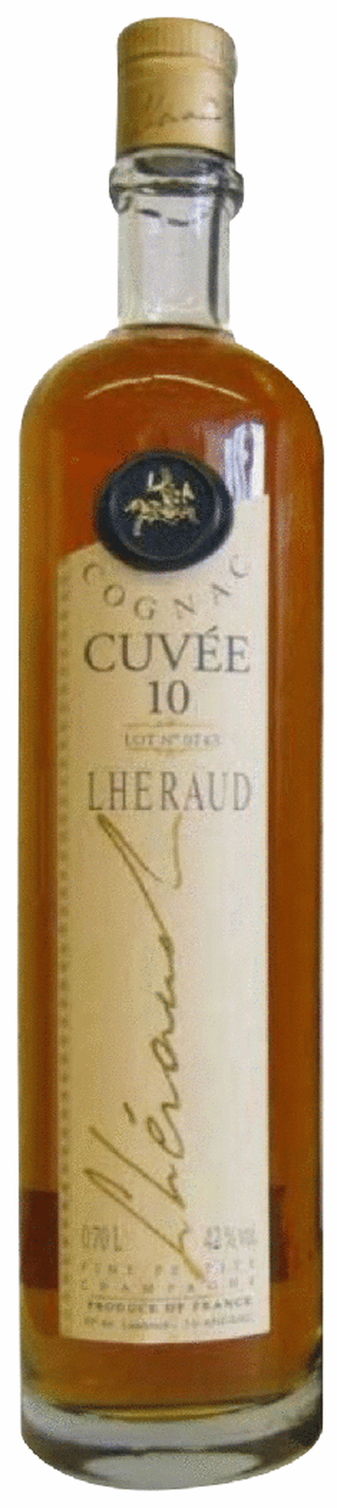 Lheraud Cuvée 10 コニャックレロー 700ml Cognac Lheraud Cuvee 10, 700 ml Lheraud Cuvee 10 – price, reviews