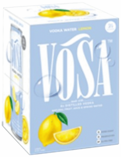 Vosa Vodka Lemon Water | Total Wine & More