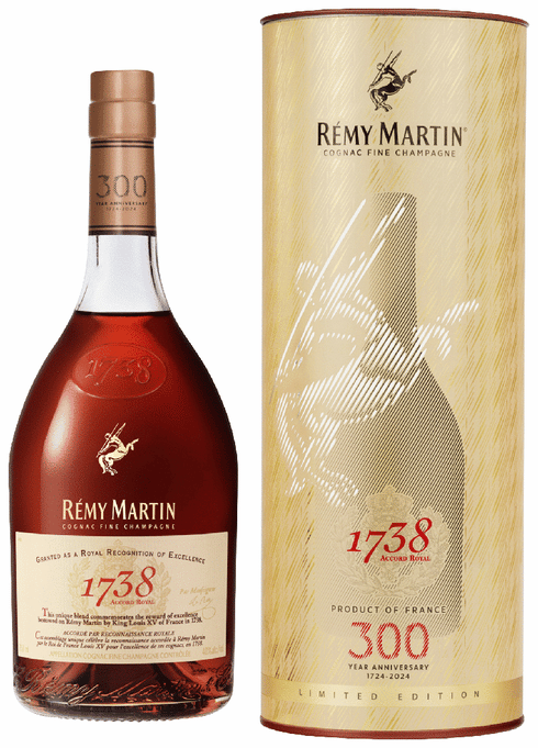 J.B. Brooks スコッチウイスキー & Rémy Martin 1738 Remy Martin 1738 Limited Edition 300Yr Anniversary | Total