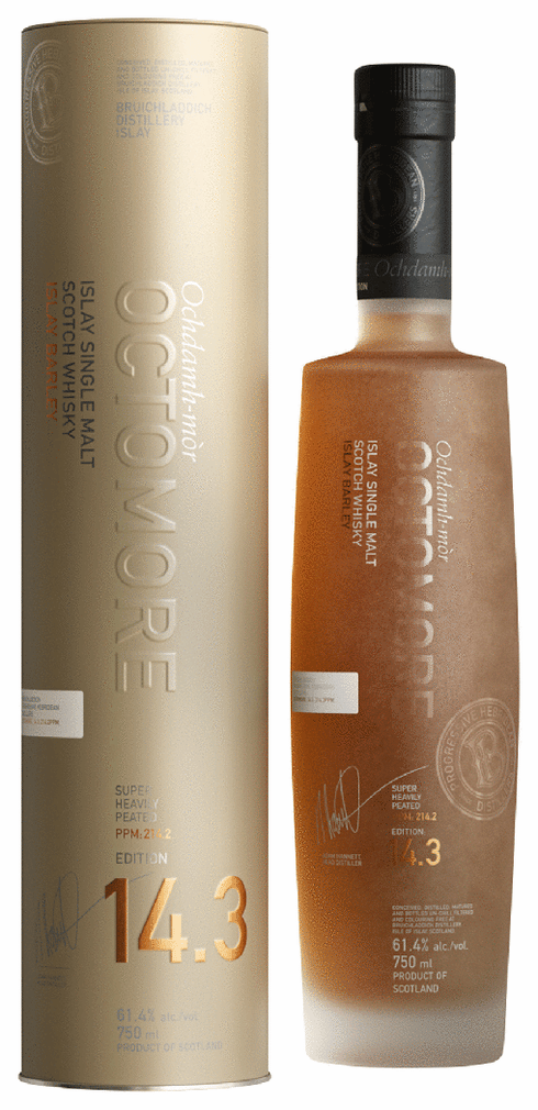 Octomore(オクトモア) 14.3スコッチウイスキー 700ml61.4% Bruichladdich Octomore 14.3 Single Malt Scotch | Total Wine & More