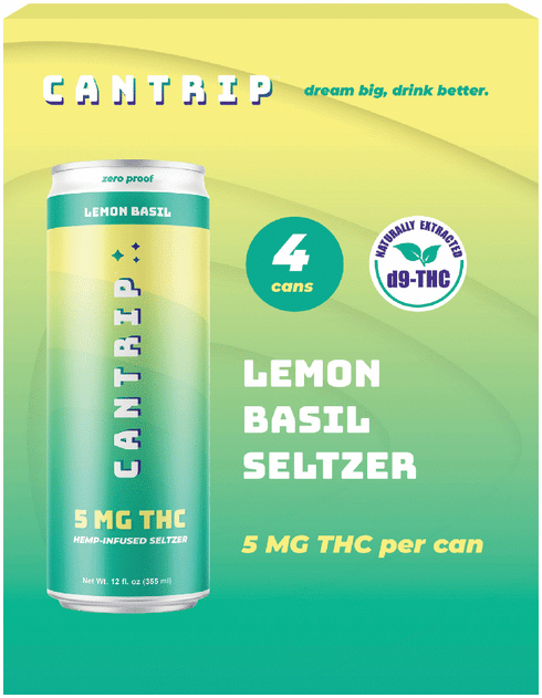 Cantrip THC 5mg Lemon Basil | Total Wine & More