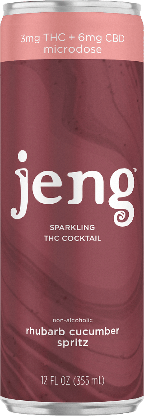 Jeng THC 3mg Rhubarb Cucumber | Total Wine & More