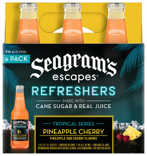 Seagrams Escapes Tropical Refreshers Pineapple Cherry | Total Wine