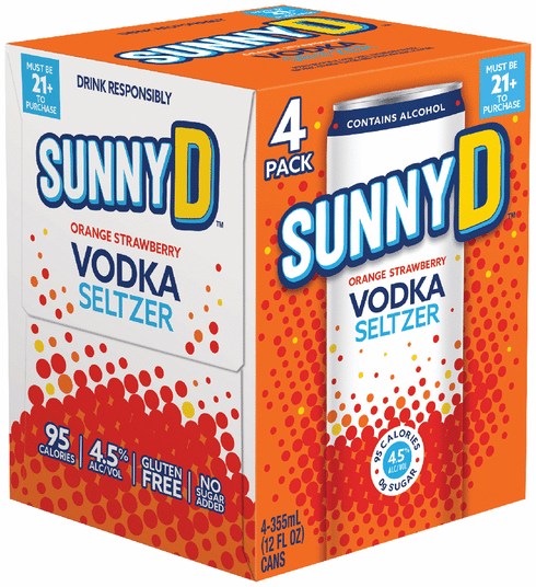 SunnyD Vodka Seltzer Orange Strawberry | Total Wine & More