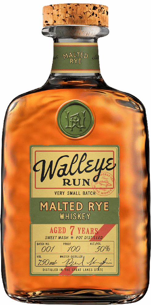 1 Rye Walleye Run Malted Very Small Batch 1 Rye Whiskey | Total Wine & More