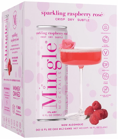 Mingle Non-Alcoholic Sparkling Raspberry Rose | Total Wine & More