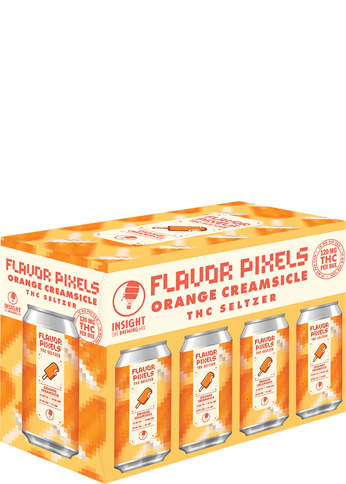 Insight THC 10mg Flavor Pixels Orange Creamsicle | Total Wine & More