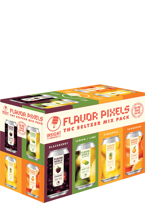 Insight THC 5mg Flavor Pixels Variety Pack | Total Wine & More