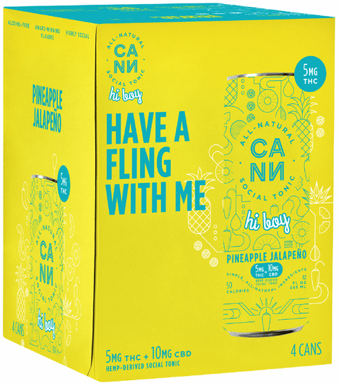 Cann Hi Boy THC 5mg Pineapple Jalapeno | Total Wine & More