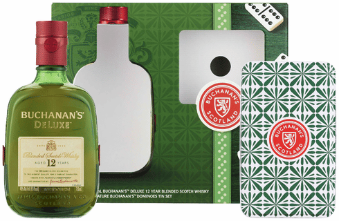 Buchanan's Black & Whiteとdeluxeの2本セット Buchanan's Deluxe with Tin Domino Set | Total Wine & More