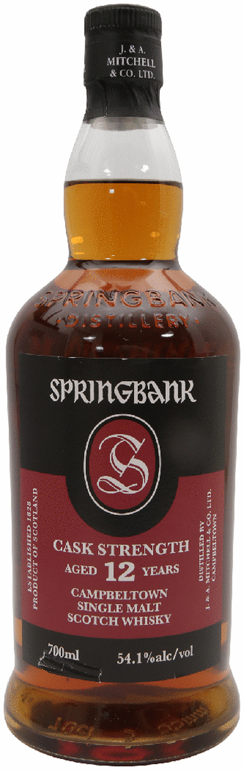 ウイスキー SPRINGBANK Cask Strength 12 Years 700ml Springbank 12 Years Old Cask Strength Single Malt