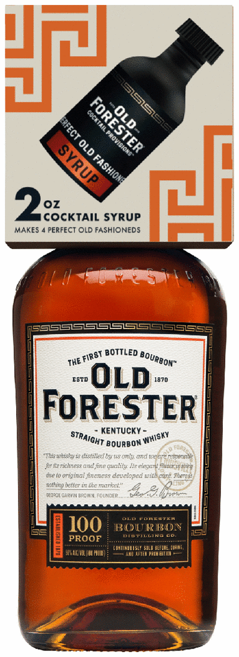 Old Forester 100 with 2oz Old Fashioned Syrup | Total Wine & More