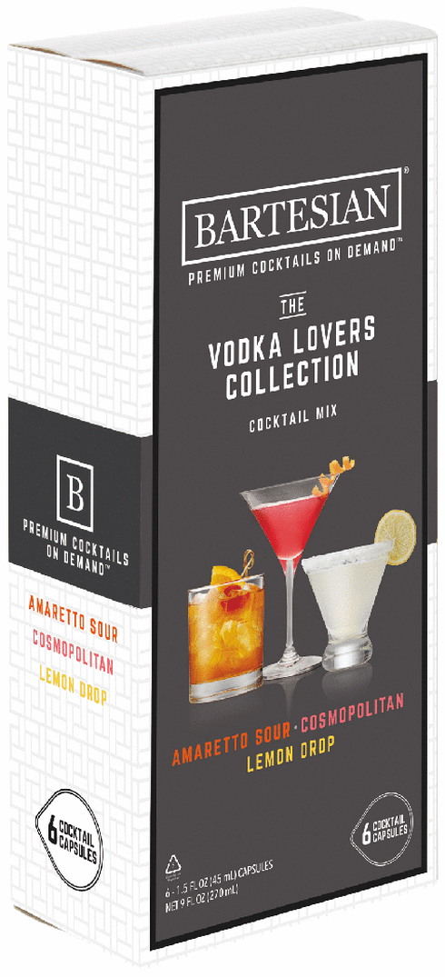 Vodka Bartesian Premium Cocktail Pods Bartesian Vodka Lovers
