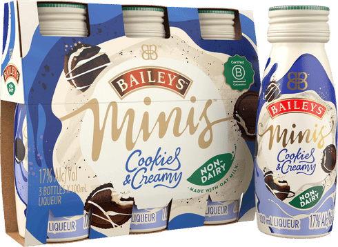 Baileys Cookies and Creamy Non-Dairy Liqueur Made with Oat Milk