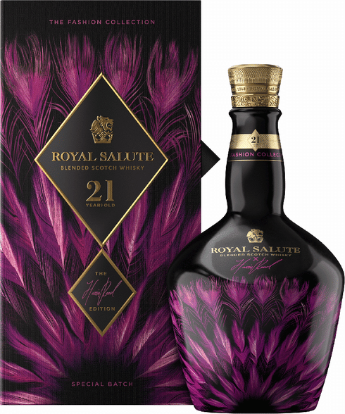 Chivas Royal Salute 21 Year Old Harris Reed Fuchsia Edition
