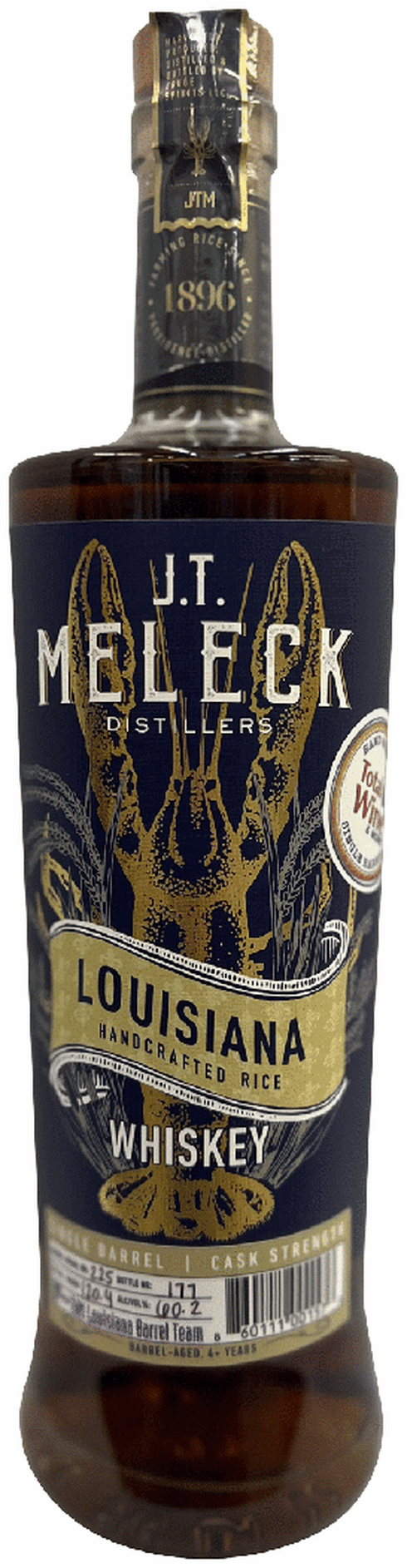 JT Meleck Barrel 505 Cask Strength Whiskey Barrel Select | Total