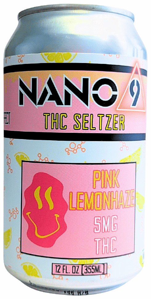 Nano 9 THC 5mg Seltzer Pink Lemonade | Total Wine & More