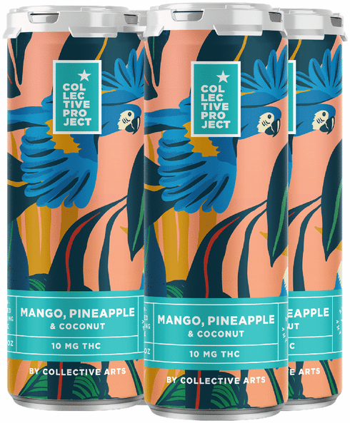 Collective Arts THC 10mg Mango Pineapple & Coconut | Total Wine & More