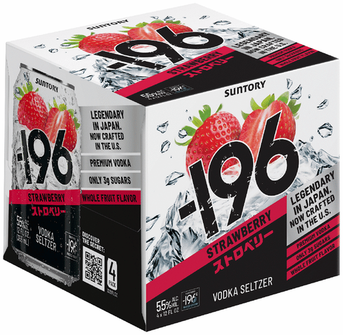 【DF】Strawberry 196 Strawberry Vodka Seltzer | Total Wine & More