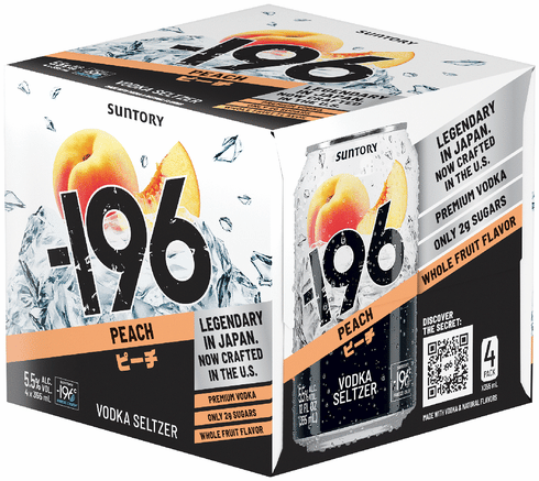 196 Peach Vodka Seltzer | Total Wine & More