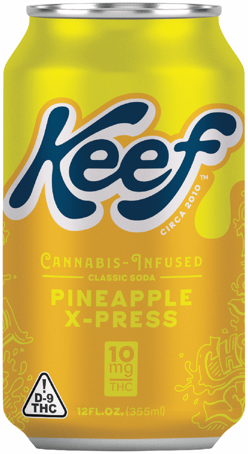 Keef THC 10mg Classic Soda Pineapple X-Press | Total Wine & More