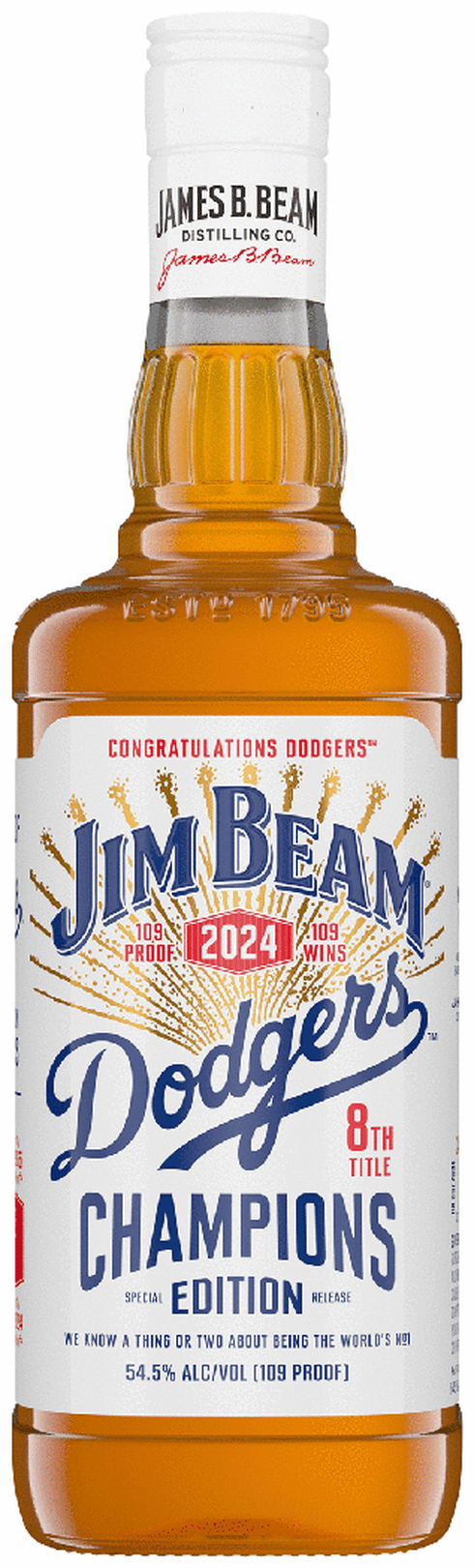 Jim Beam LA Dodgers World Series Bourbon | Total Wine & More