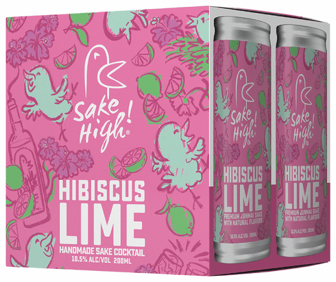 Sake High Sake High! Hibiscus Lime Sake Cocktail | Total Wine & More