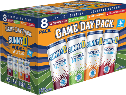 【プレゼント 応募券 ②枚】★SUNNYGIRL 10★サニーガール★ SunnyD Vodka Seltzer Gameday Variety Pack | Total Wine & More