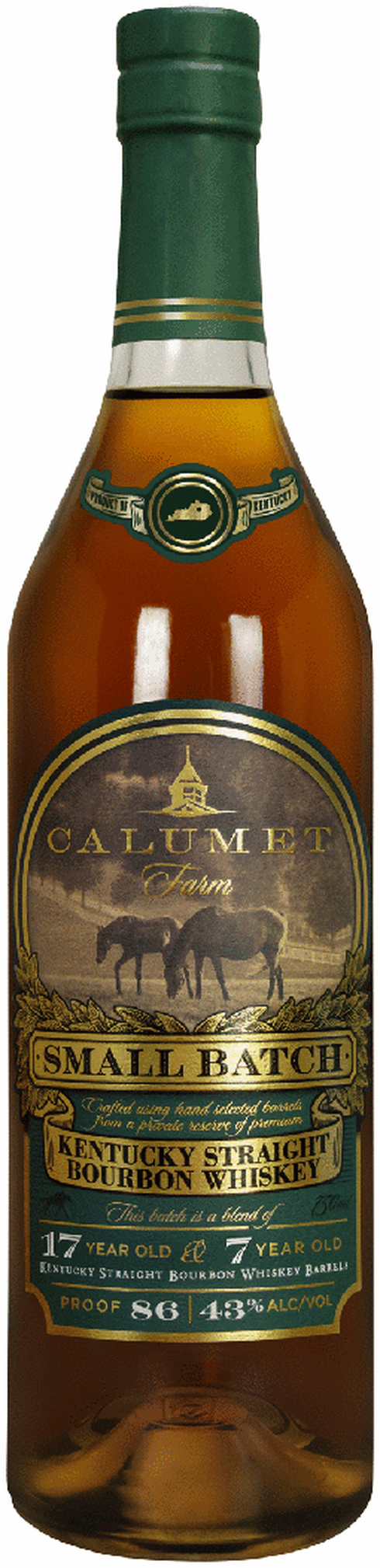 Calumet Farm　17年& 7年 Small Batch 　バーボン Calumet Farms 17 Year - 7 Year Small Batch Bourbon 750ml