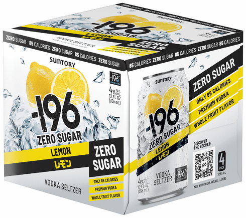 196 Lemon Zero Sugar Vodka Seltzer | Total Wine & More